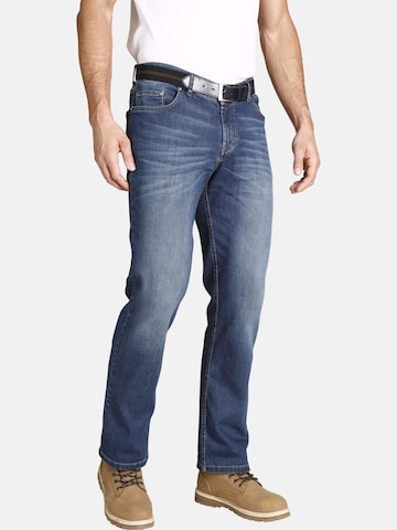 Jan Vanderstorm Regular Jeans 'Joel' in Blauw: voorkant