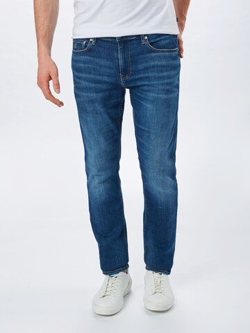 Coupe slim Jean 'CKJ 026 SLIM' Calvin Klein Jeans en bleu : devant