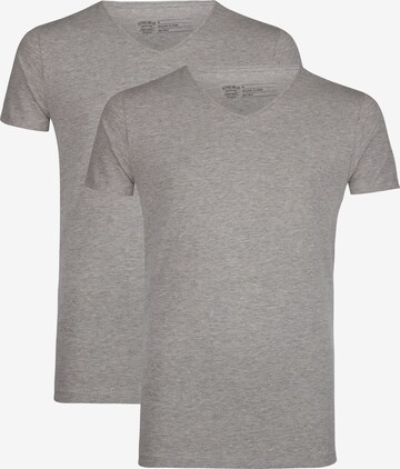 Petrol Industries Regular Fit T-Shirt in Grau: predná strana