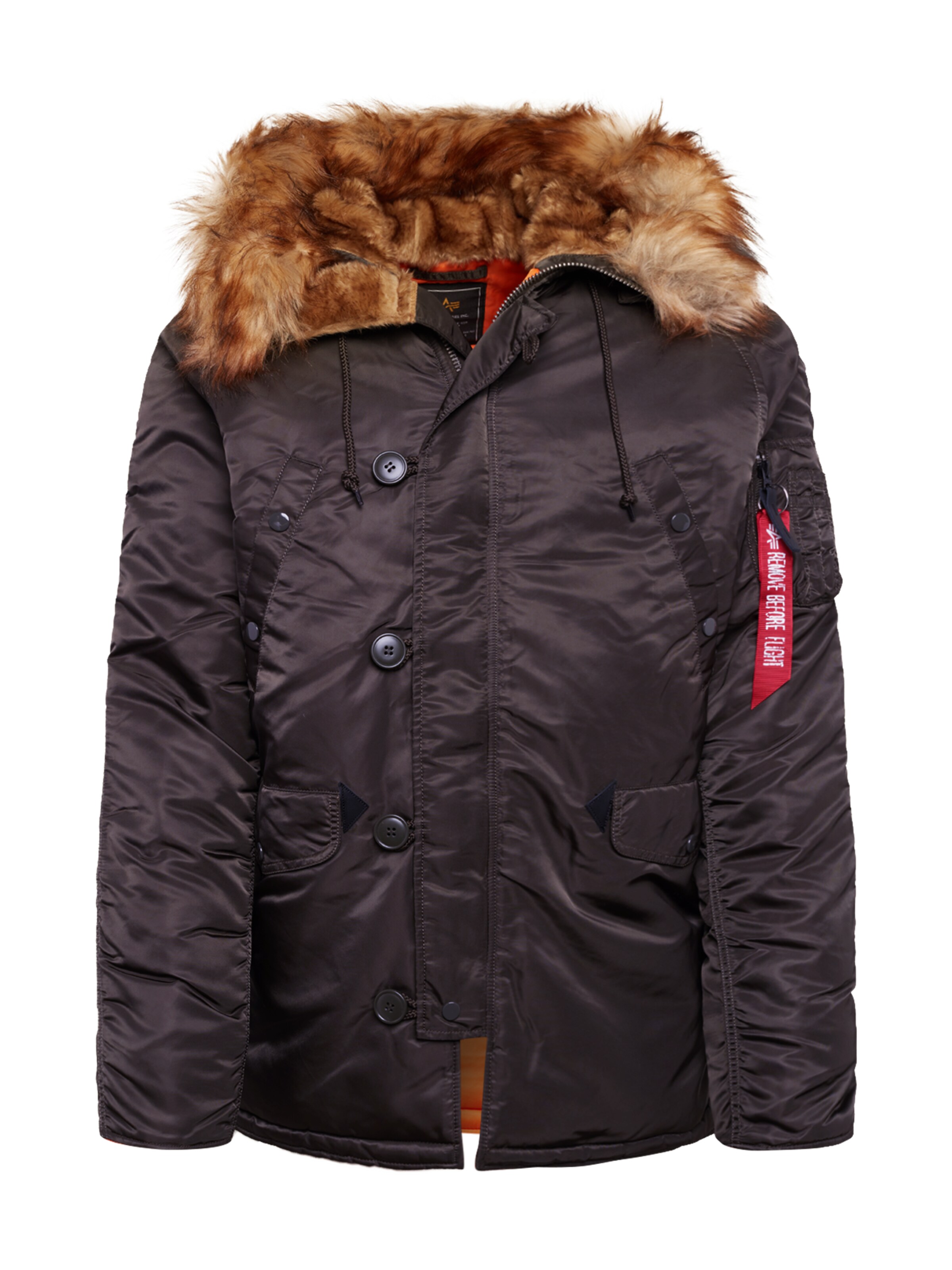 ALPHA INDUSTRIES - Winterparka in de kleur Zwart