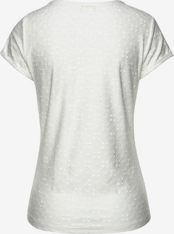 T-shirt LASCANA en blanc