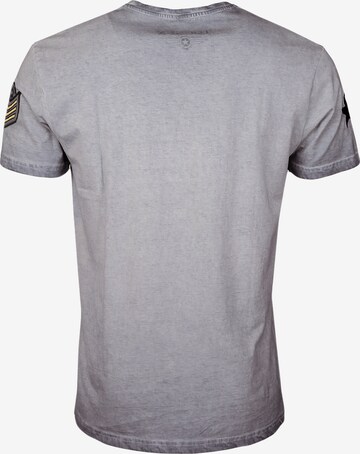 TOP GUN T-Shirt 'Search' in Grau