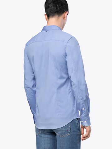 Tommy Jeans Slim Fit Hemd in Blau