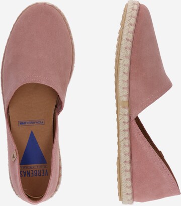 VERBENAS Espadrilles 'Carmen' - rózsaszín: oldalt