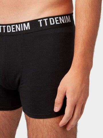 juoda TOM TAILOR DENIM Boxer trumpikės