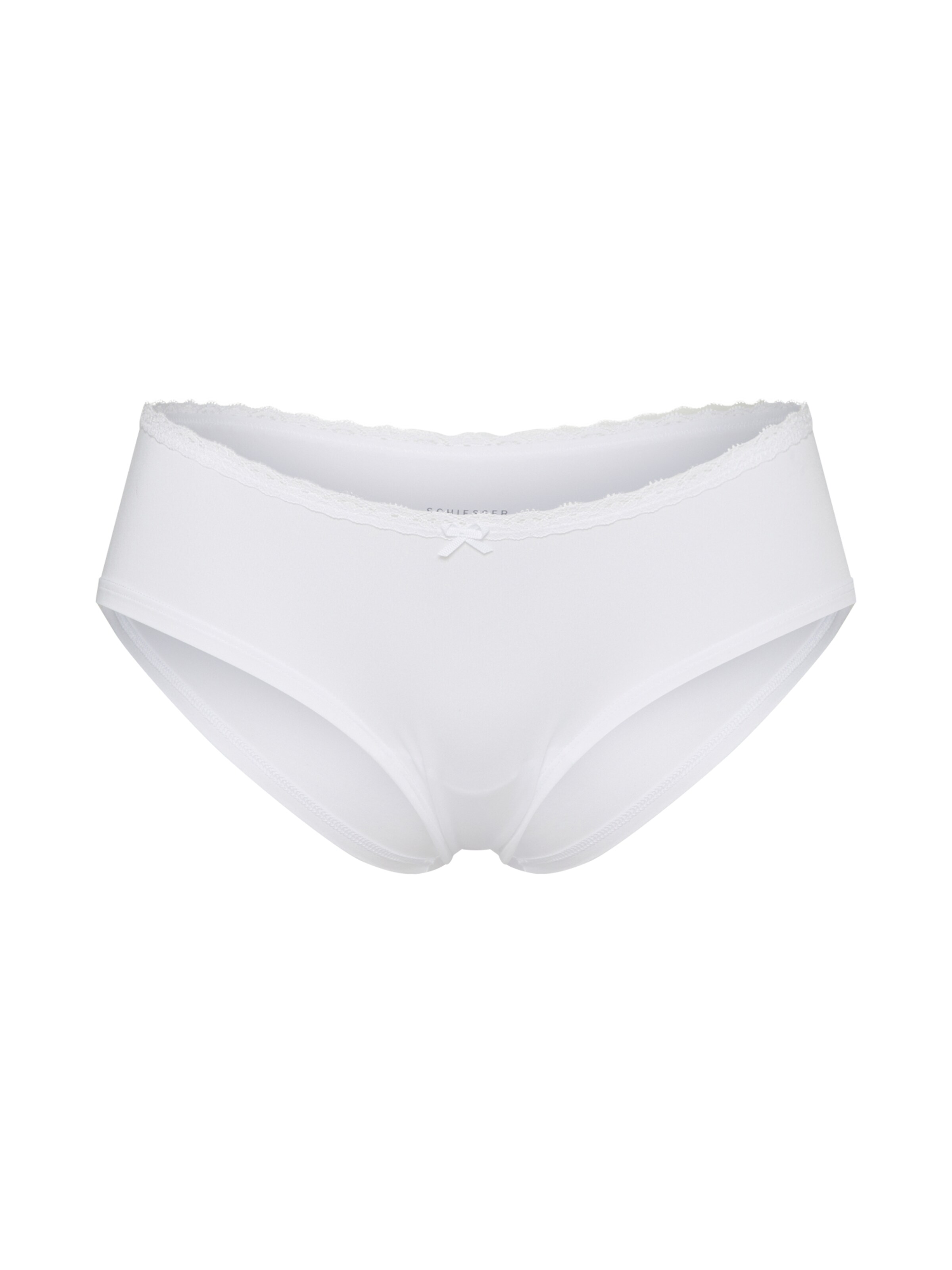 SCHIESSER - Broekje 'bikini hipster' in de kleur Wit