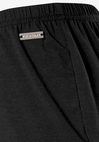 LASCANA - Calças de pijama 'Anemone' em preto