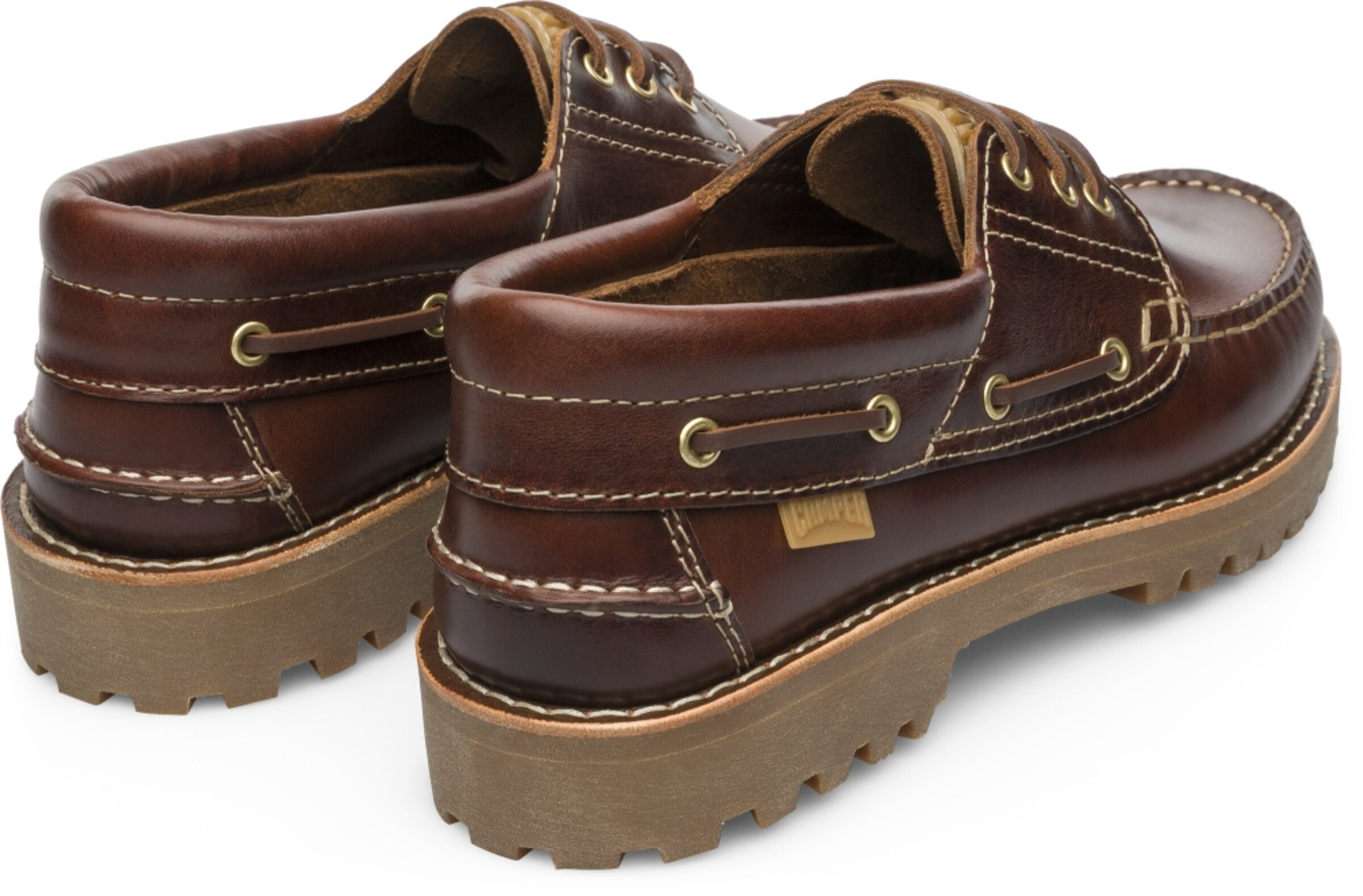 CAMPER Mocassins 'Nautico' in Bruin