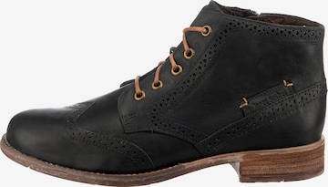 JOSEF SEIBEL Lace-Up Ankle Boots 'Sienna' in Black