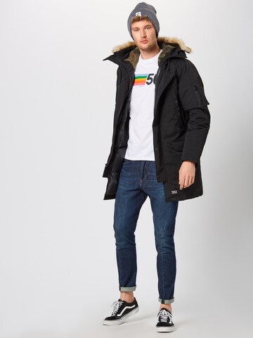 LEVI'S ® Parka 'Davidson' in Schwarz