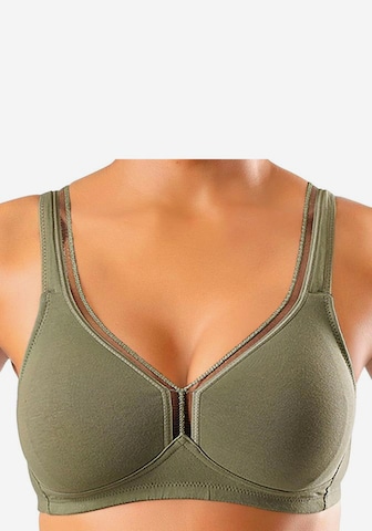 Invisible Soutien-gorge PETITE FLEUR en vert : devant