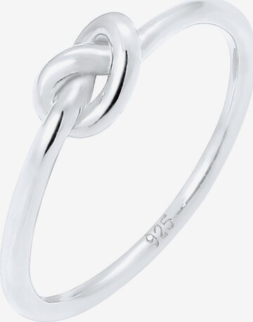 ELLI - Anillo 'Knoten' en plata: frente