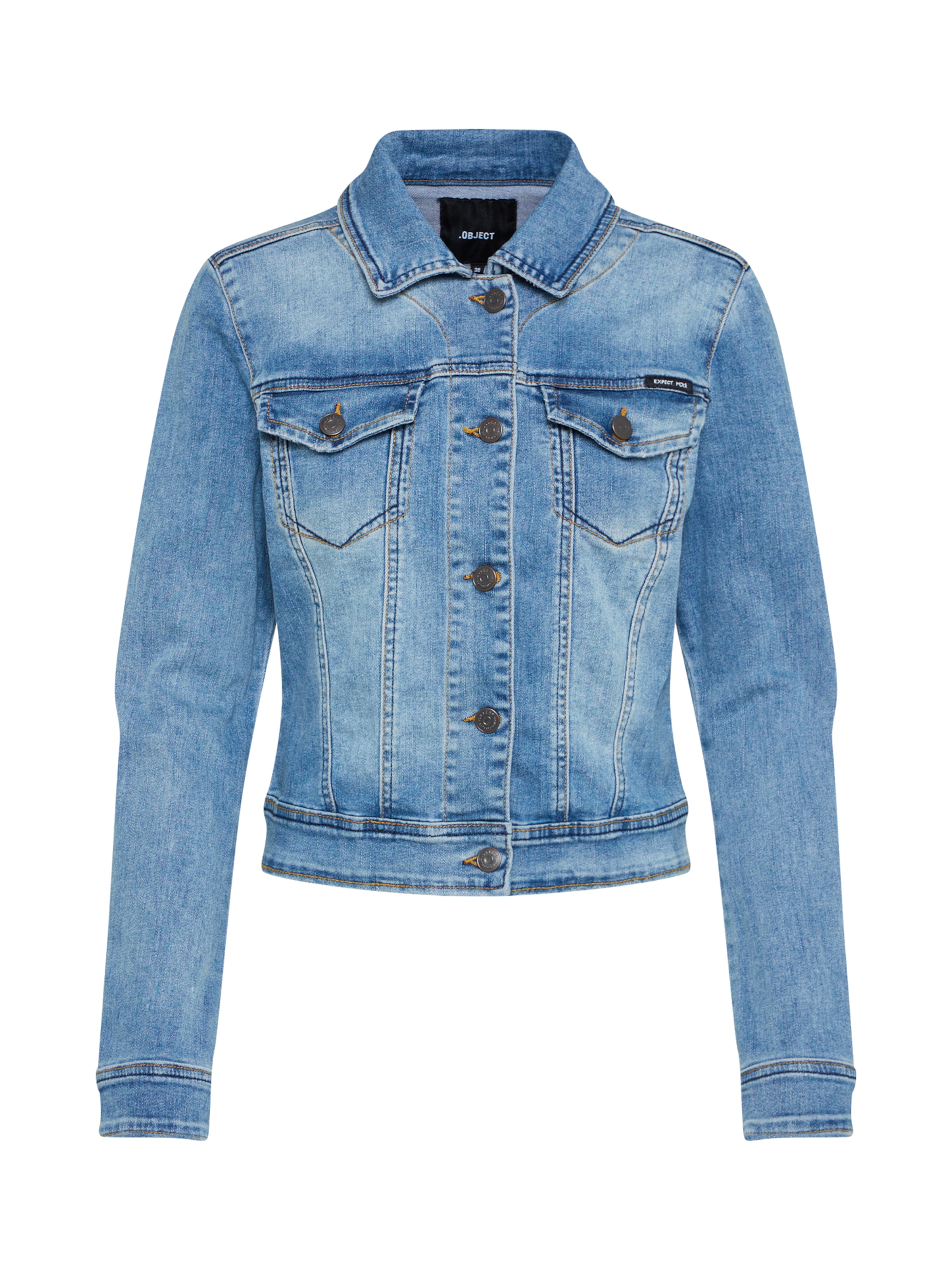OBJECT - Tussenjas in de kleur Blauw denim