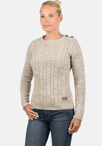 DESIRES Strickpullover 'Phia' in Beige: predná strana