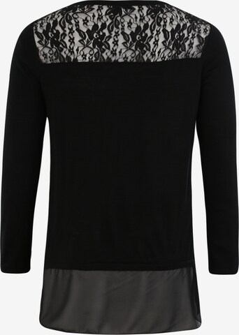 ABOUT YOU Curvy Pullover 'May' in Schwarz: zadná strana