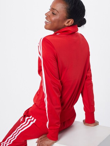 ADIDAS ORIGINALS Bluza rozpinana 'Firebird TT' w kolorze czerwony: tył