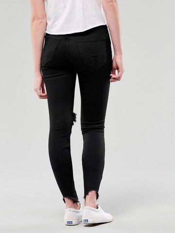 HOLLISTER Skinny Jeans in Schwarz