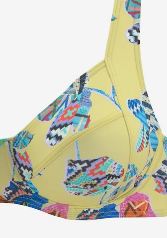 SUNSEEKER - Clásico Top de bikini 'Jam' en amarillo