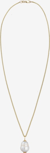 ELLI PREMIUM Halskette Organic, Perlenkette in gold / perlweiß, Produktansicht