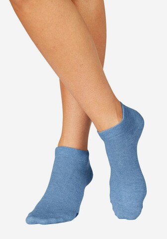 ARIZONA Дамски чорапи тип терлици в синьо