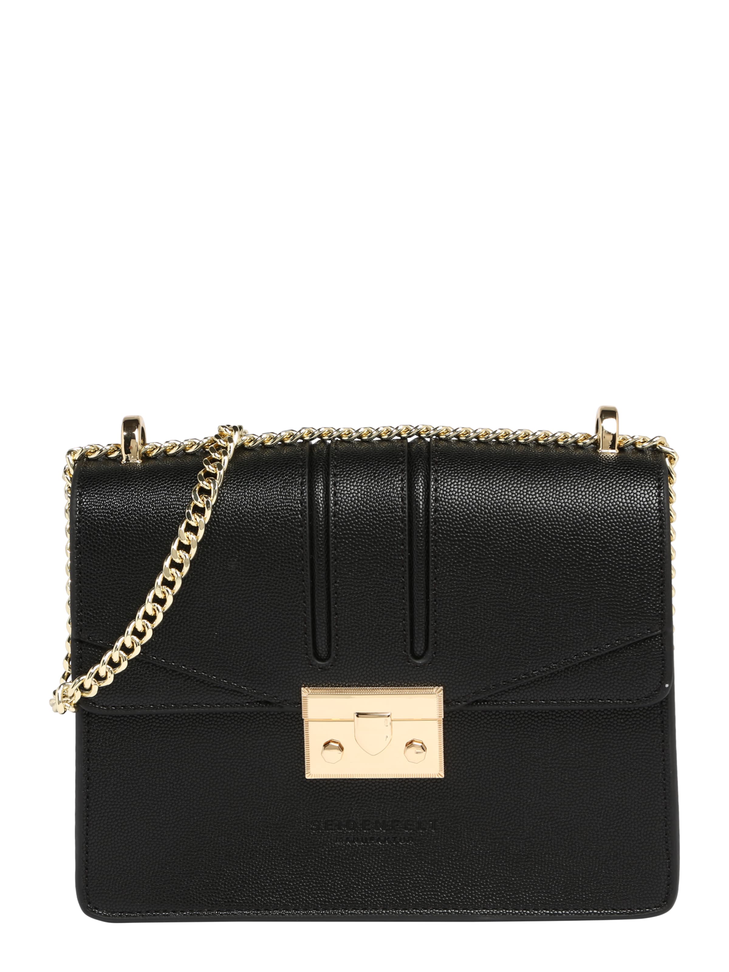 Seidenfelt Õlakott 'Roros', värv must: eest vaates