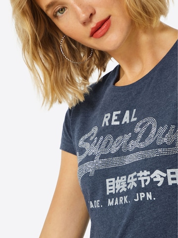 Superdry Shirt in Blauw