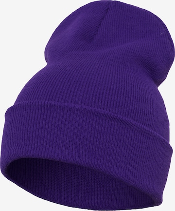 Bonnet 'YUPOONG' Flexfit en violet : devant
