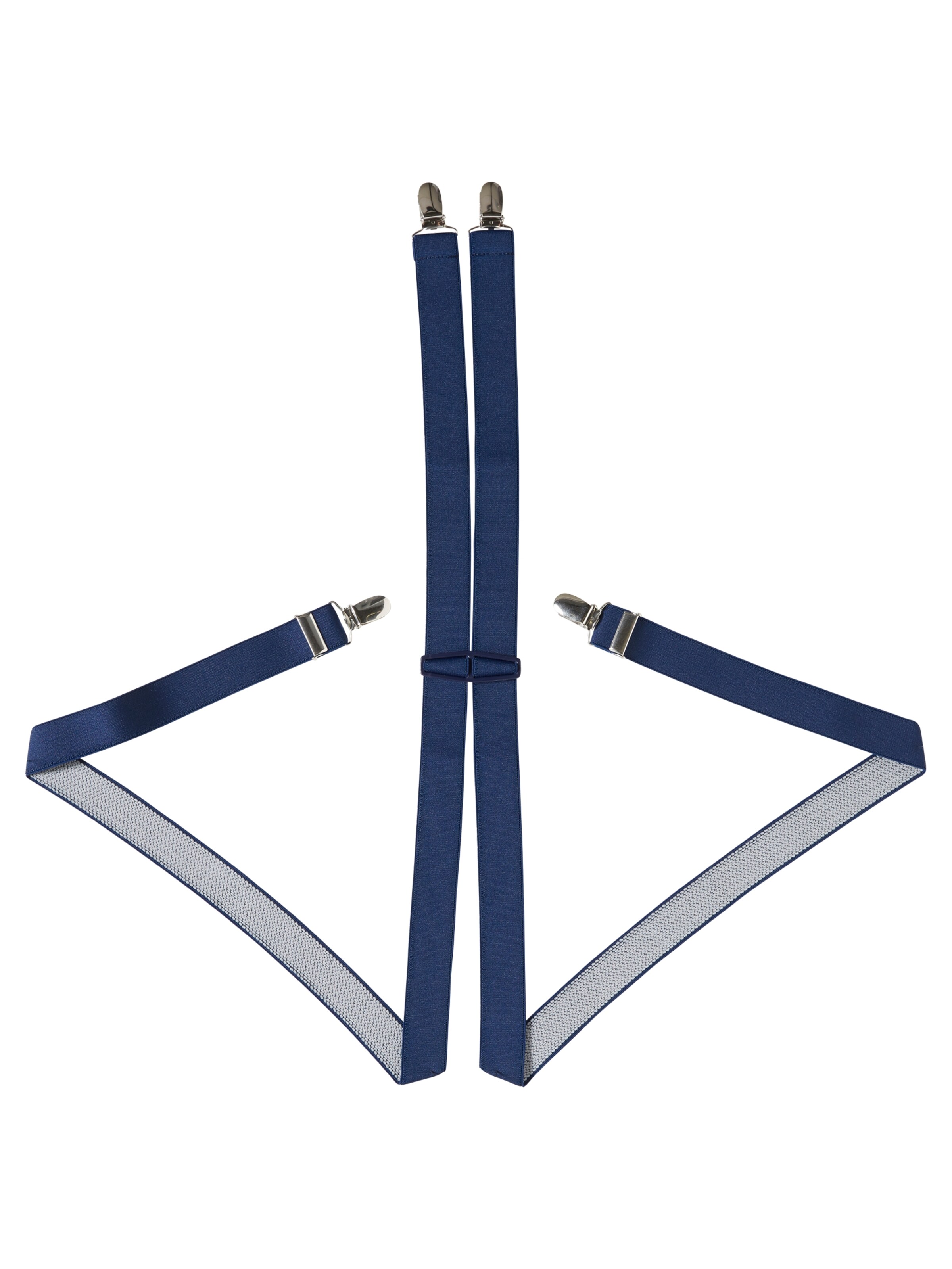 Bretelles de pantalon Andrew James en bleu : devant