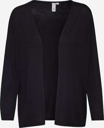 QS Strickjacke in Schwarz: predná strana