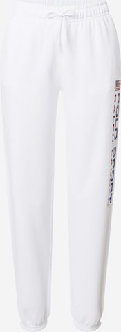 Polo Ralph Lauren Tapered Trousers in White: front