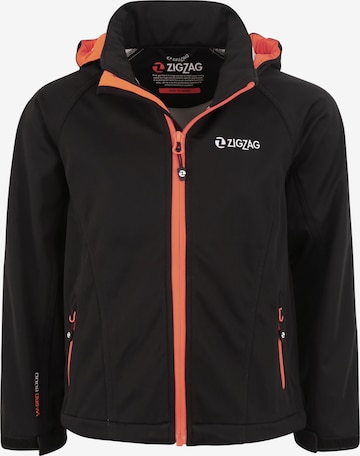 ZigZag Between-Season Jacket 'Grand Lake W-PRO' in Black: front