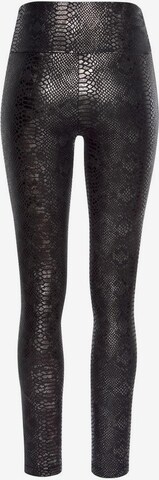 LASCANA - Skinny Leggings em preto