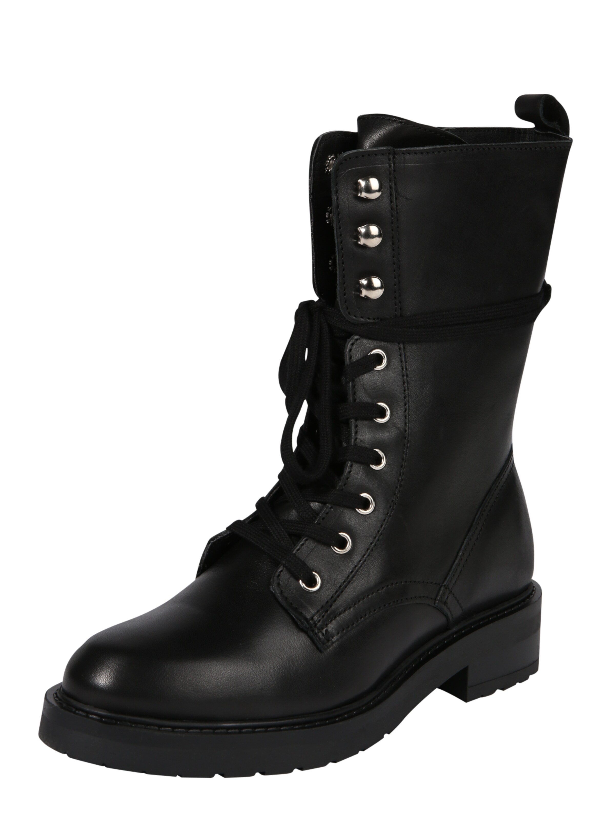 BULLBOXER - Veterlaarzen in de kleur Zwart