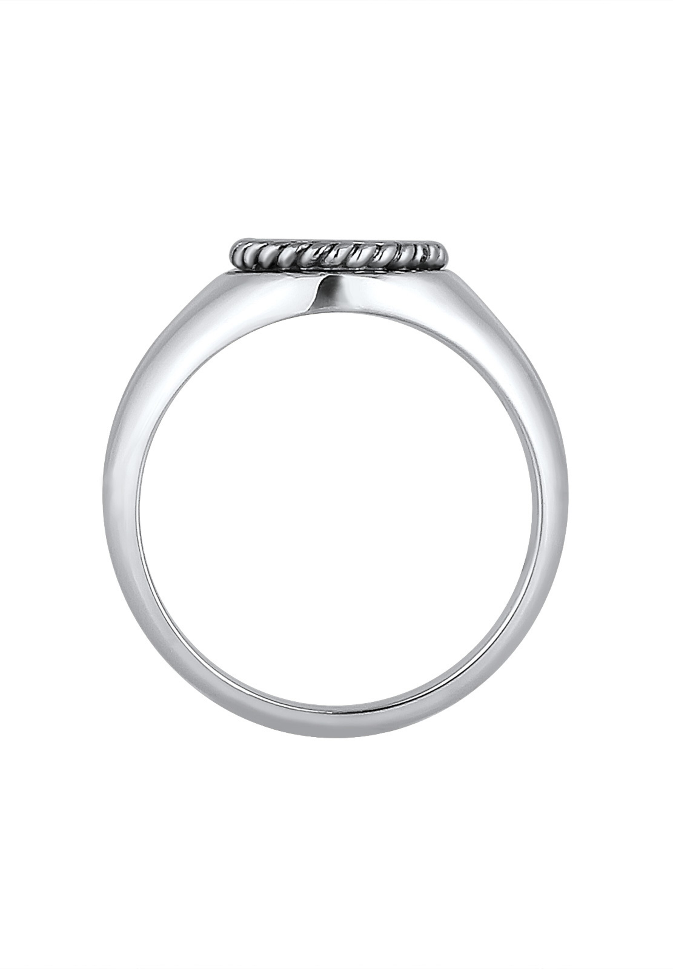 KUZZOI Ring 'Anker' in Zilver