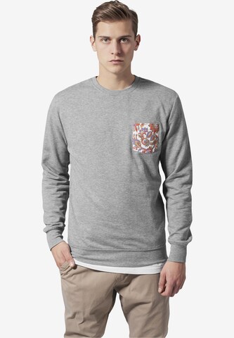 Urban Classics Sweatshirt in Grijs: voorkant