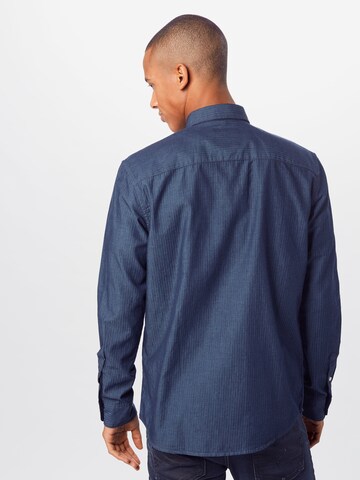 TOM TAILOR Regular Fit Hemd 'Ray' in Blau: zadná strana