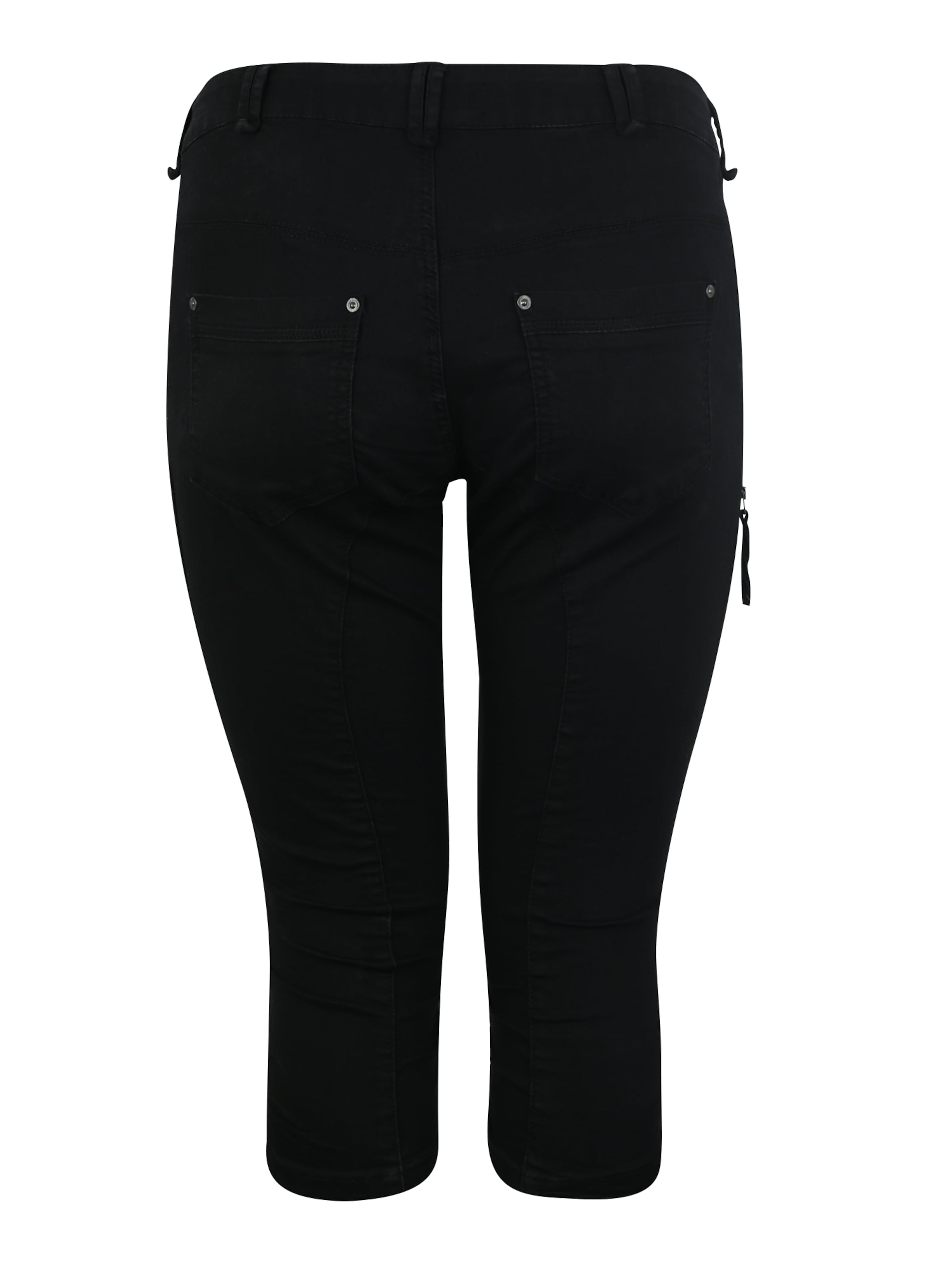 Zizzi Slimfit Džíny – černá: zadní strana