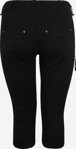 Zizzi Slimfit Jeans in Schwarz: zadná strana