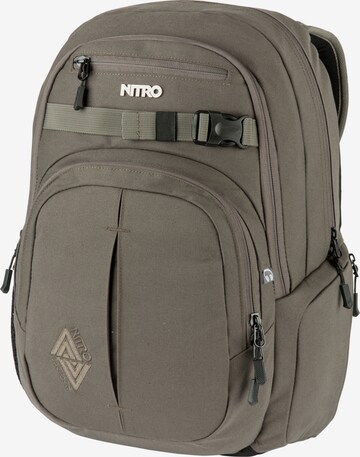 NitroBags Backpack 'Chase' in Green: front