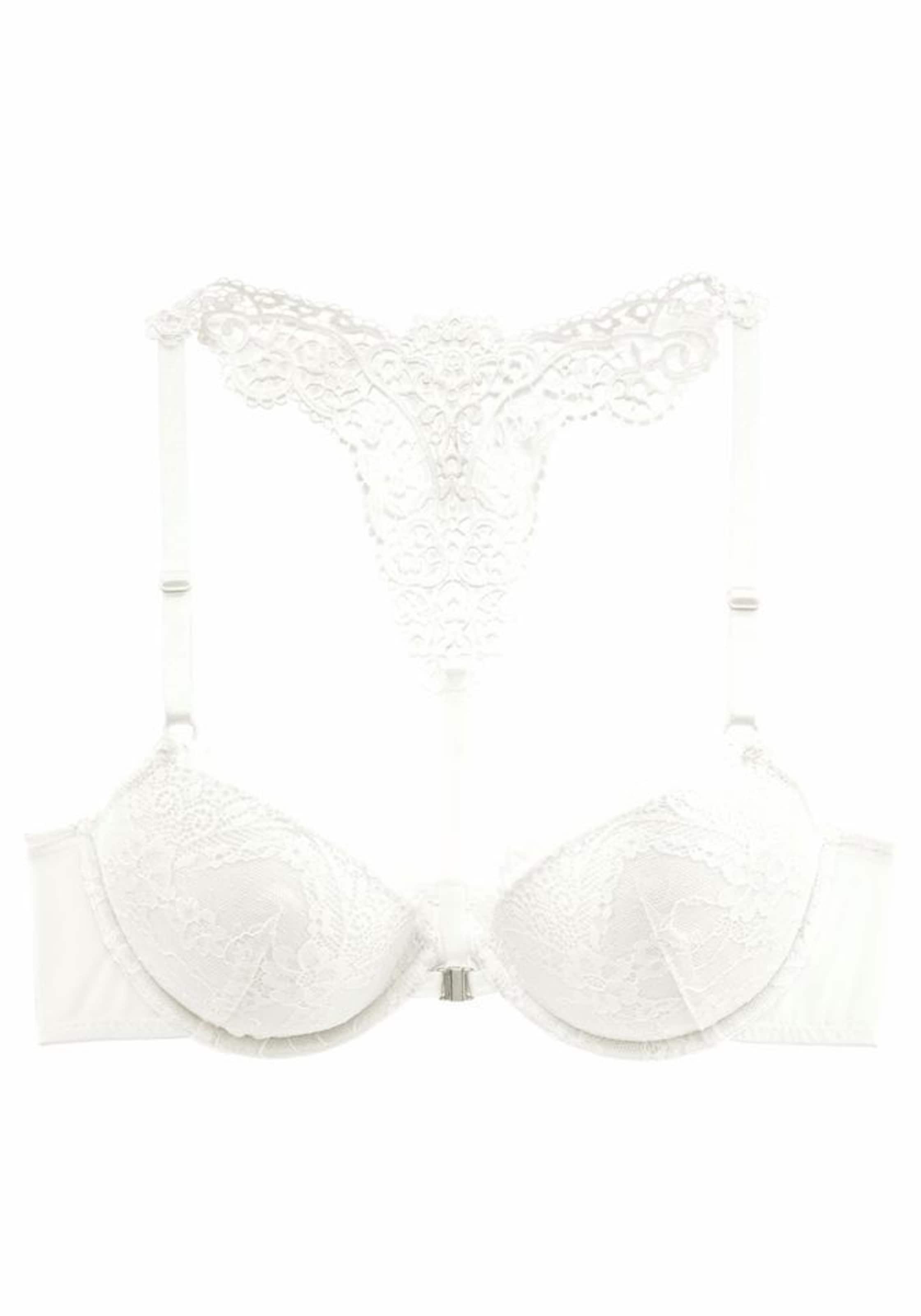 LASCANA Push-up Biustonosz w kolorze biały: przód