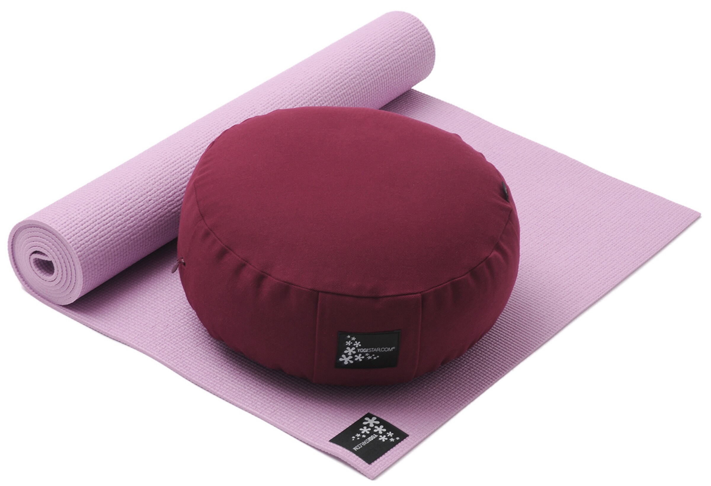 YOGISTAR.COM Yoga-set Starter Edition - Meditation in Pink: Vorderseite