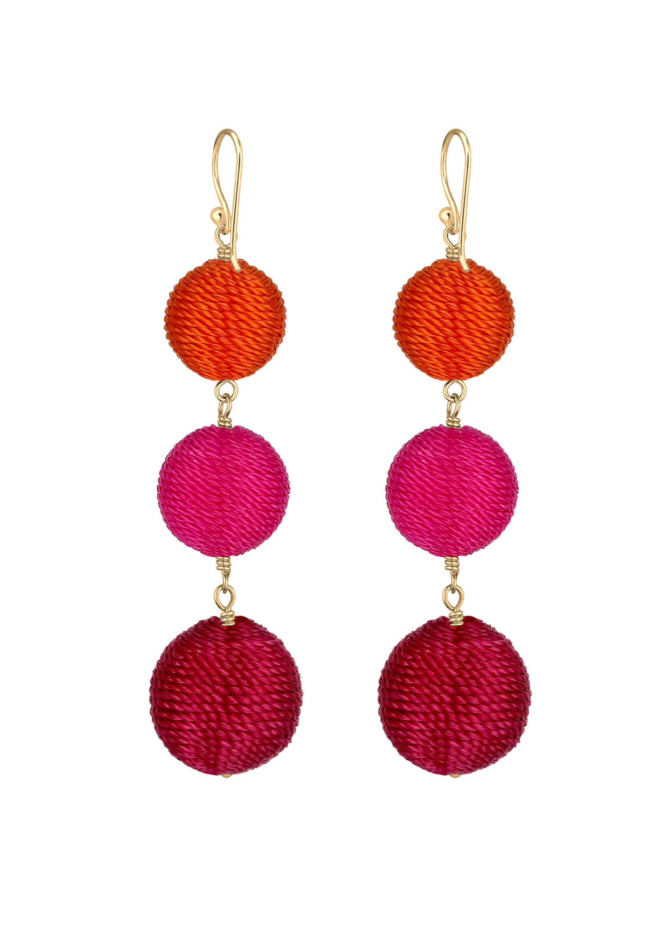 Boucles d'oreilles 'Kugel' ELLI en or