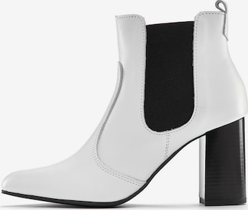 LASCANA Chelsea boots in Wit: voorkant