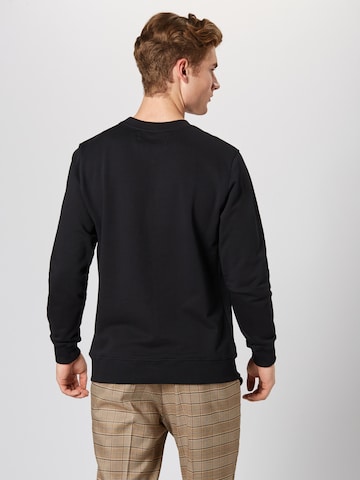 Calvin Klein Jeans Sweatshirt 'Core Institutional' in Black: back