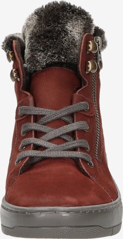 Bama Lace-Up Ankle Boots in Brown
