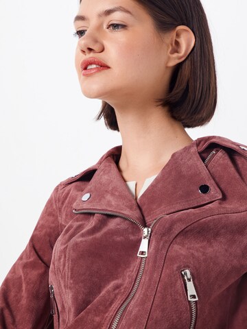 VERO MODA Lederjacke 'ROYCE' in Pink