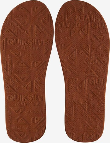 QUIKSILVER - Sandalias de dedo 'Molokai II' en negro