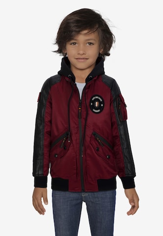 CIPO & BAXX Between-Season Jacket in Red: front