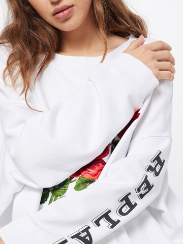 REPLAY Sweatshirt in Wit