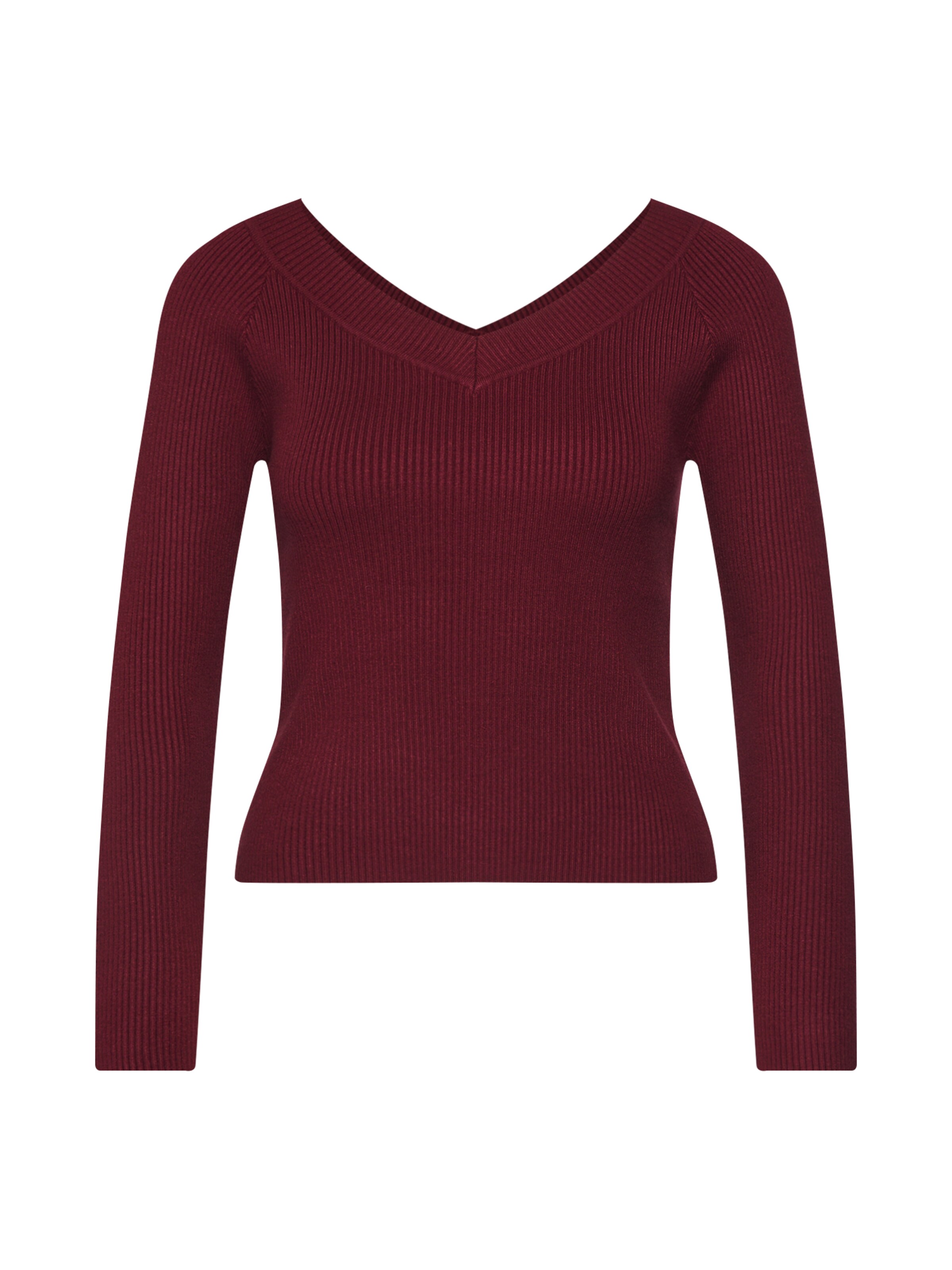 Fashion Union - Trui 'ELM' in de kleur Bourgogne